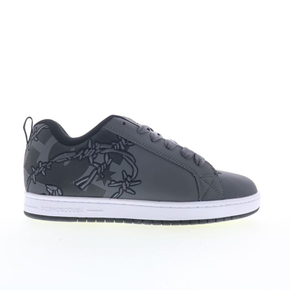 DC Mens Court Graffik SE Gray Shoes (NWT)